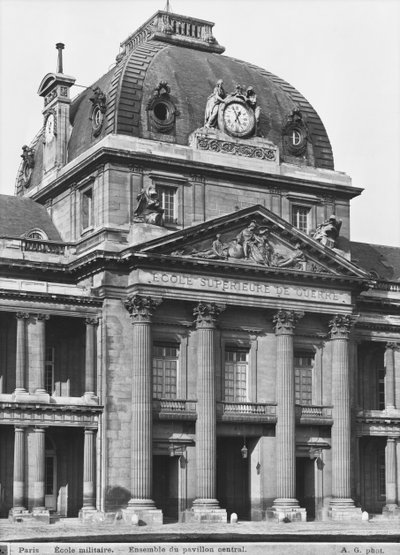 Ecole Militaire, the Main Pavilion by Jacques Ange Gabriel